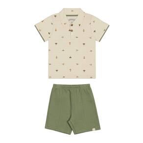 Conjunto Infantil Menino Polo e Bermuda Alakazoo Ref. 45348