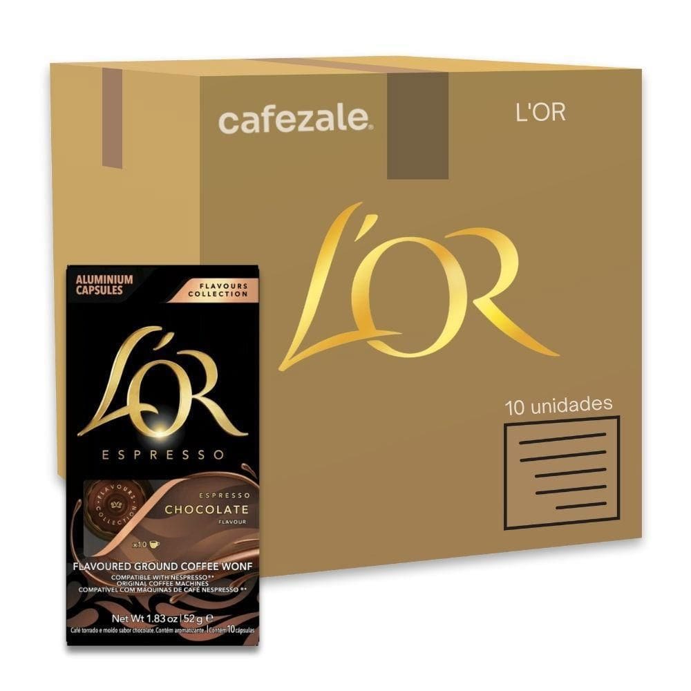 Café Cápsulas Lor Nespresso Chocolate Kit Com 100 Cápsulas