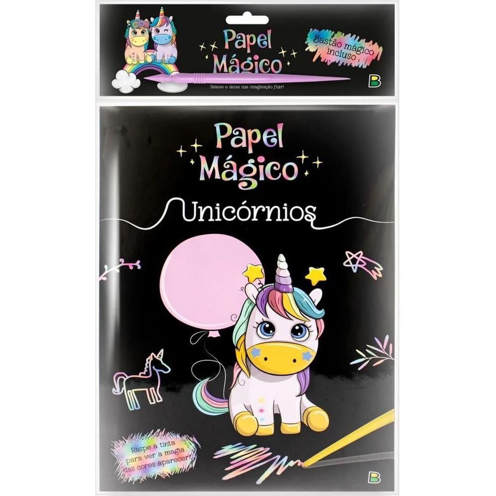 Linha Escolar - Papel Mágico - Unicórnios