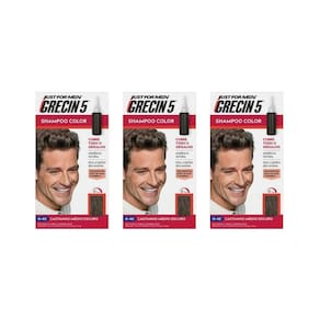 Grecin 5 Shampoo Tonalizante Castanho Medio Escuro-Kit C/3Un