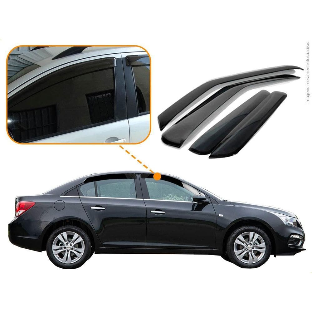 Calha De Chuva Gm Cruze Sedan