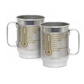Caneca Alumínio c/ Faixa Fosca 600ML Inicio da Resenha