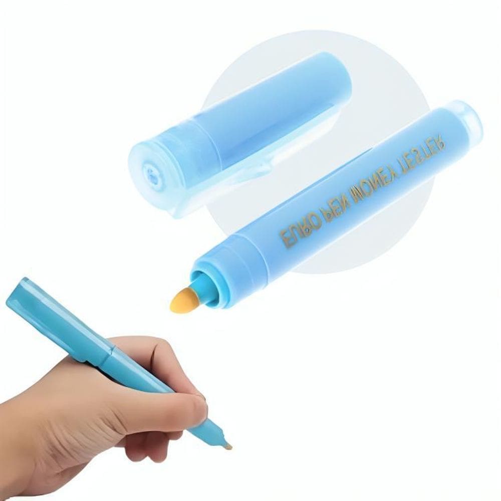 Kit 2 Canetas Para Checar Notas Falsas Uv
