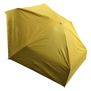 Guarda Chuva Mini De Bolso Anti-Uv 2Em1 Case Amarela