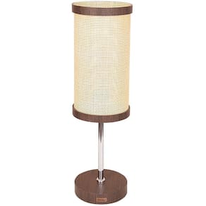 Abajur Muller Straw Sala Palha Imbuia 1 Lâmpada 2550IB