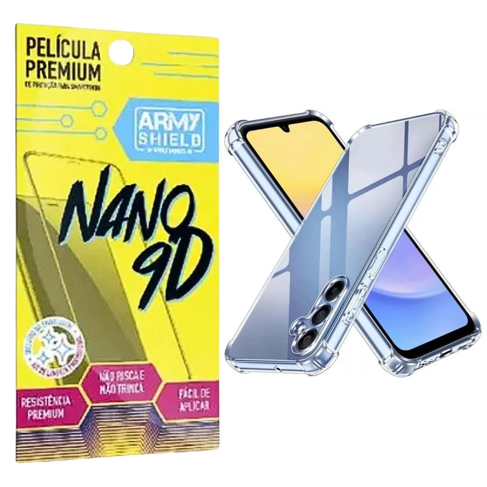 Capa Galaxy A16 + Película de Cerâmica 9D - Armyshield