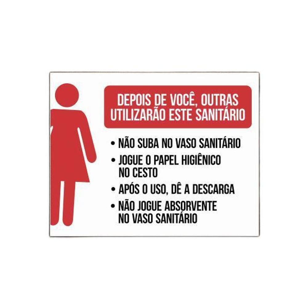 Placa Decorativa 27x35cm - Vinil Auto - Poliestireno 2mm