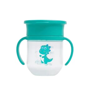 Copo de Treinamento 360° Leo com Alça e Tampa 200ml - Petit Piá