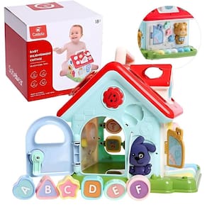 Casinha De Brinquedo Formas Geometricas Eletronica Castela