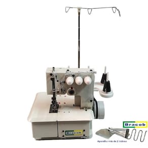 Colareti-3 Agulhas Semi Industrial C/ Motor + Aparelho Viés