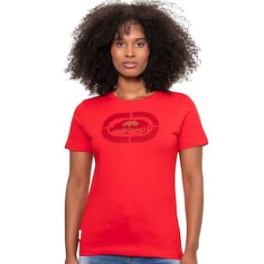 Camiseta T-Shirt Feminina Ecko Urb Vermelha J824A Vermelho