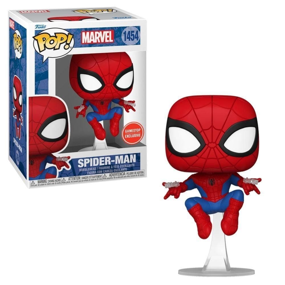 Boneco Funko Pop Marvel - Homem-Aranha Disparando Teia