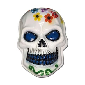 Cranio Caveira Mexicano Para Pendurar 52Cm Halloween