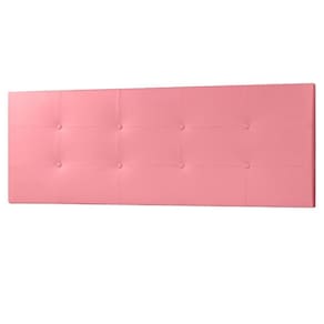 Cabeceira Painel Casal 1,40m Berlim Suede Rosa Sky Mobile