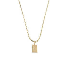 Cordão 60Cm Masculino Feminino Pingente Letra V Banhado Ouro