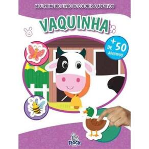 Meu Primeiro Livro De Colorir E Adesivos Vaquinha