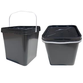 Balde Quadrado 16L Para Querosene Com Tampa
