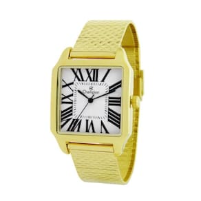 Relógio Champion Feminino Ref: Cn21318H Retangular Dourado