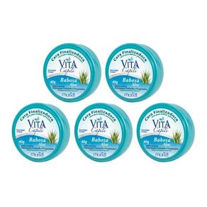 Cera Finalizadora Capilar Muriel 40G Babosa - Kit Com 5Un