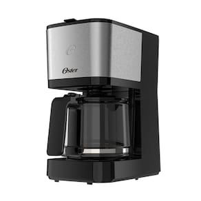 Cafeteira Oster Inox OCAF600 127V 750W - 32 Cafezinhos - 1,2L - Com Jarra de Vidro Filtro Removível