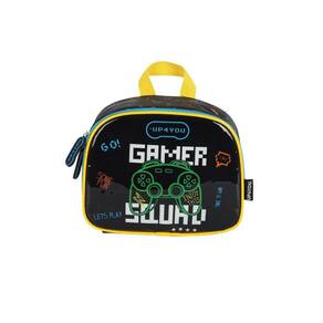 Lancheira Escolar Luxcel Up4You Game Squad Preto