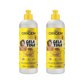 Gelatina Origem Liquida 560Ml Super Fixaçao - Kit Com 2Un