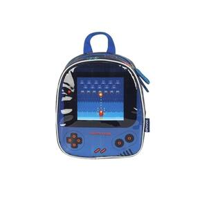 Lancheira Escolar Luxcel Up4You Game Azul e Preto