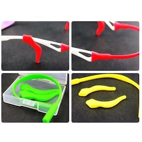 Suporte De Orelha + Cordão De Silicone Para Óculos Infantil