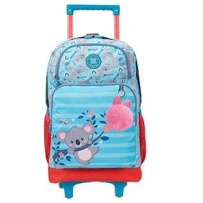 Mochila de Rodinhas Xeryus 16 College Coala Azul
