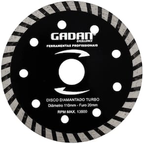 Disco De Corte Diamantado Turbo 110 X 2,0 X 20mm 13500 RPM