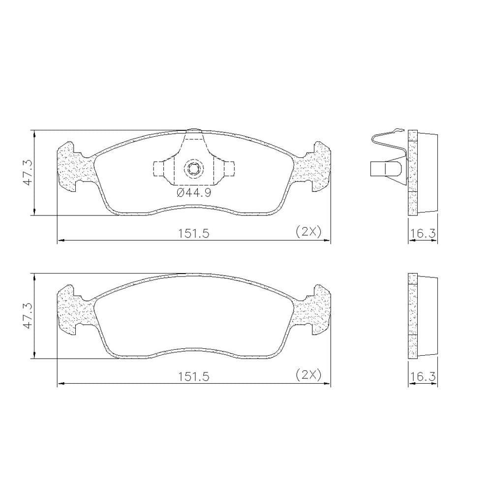 Pastilha De Freio Fras C3/Argo - P-85