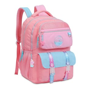 Mochila Costas Galaxy Coral E Turquesa Marshmallow Diplomata