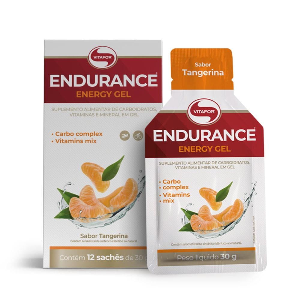 Endurance Energy gel (12 sachês de 30g) Vitafor
