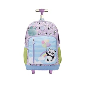 Mochila de Rodinhas Xeryus 16 College Panda Balão Colorido