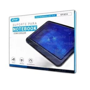 Base Suporte Para Notebook Até 15,4` Com Cooler Kp-9014 Knup