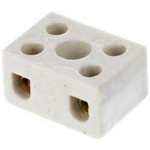 KIT 12 Conector Porcelana Bipolar tipo Sindal 10mm 250V