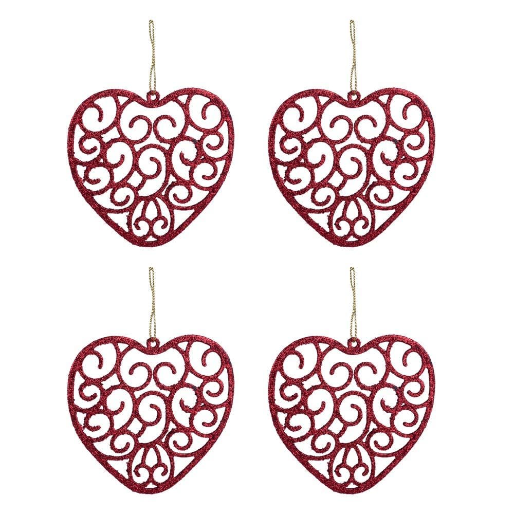 Enfeite Coração 9,5cm CV244467 Cazza