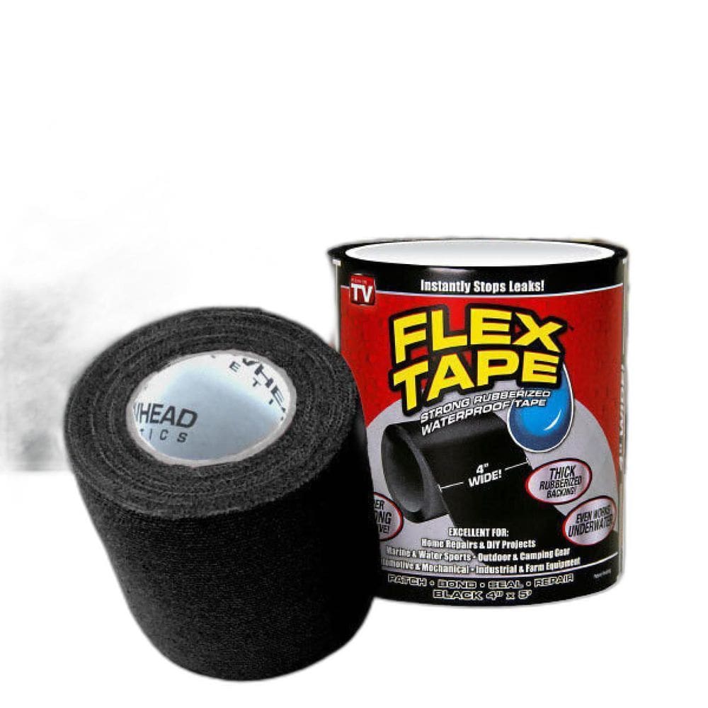 Fita Adesiva Para Reparos Flex Tape Black