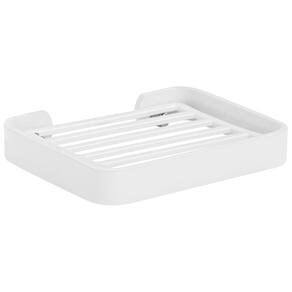 Suporte Porta Sabonete Para Banheiro De Parede Branco Plus