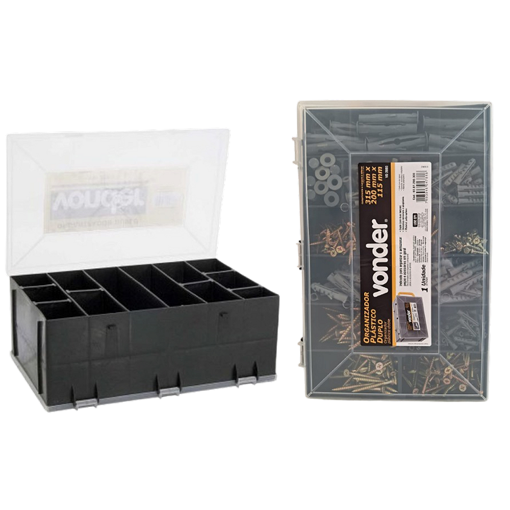 Kit Parafuso Chipboard Maleta Dupla Bucha F / VR 1000 Peças