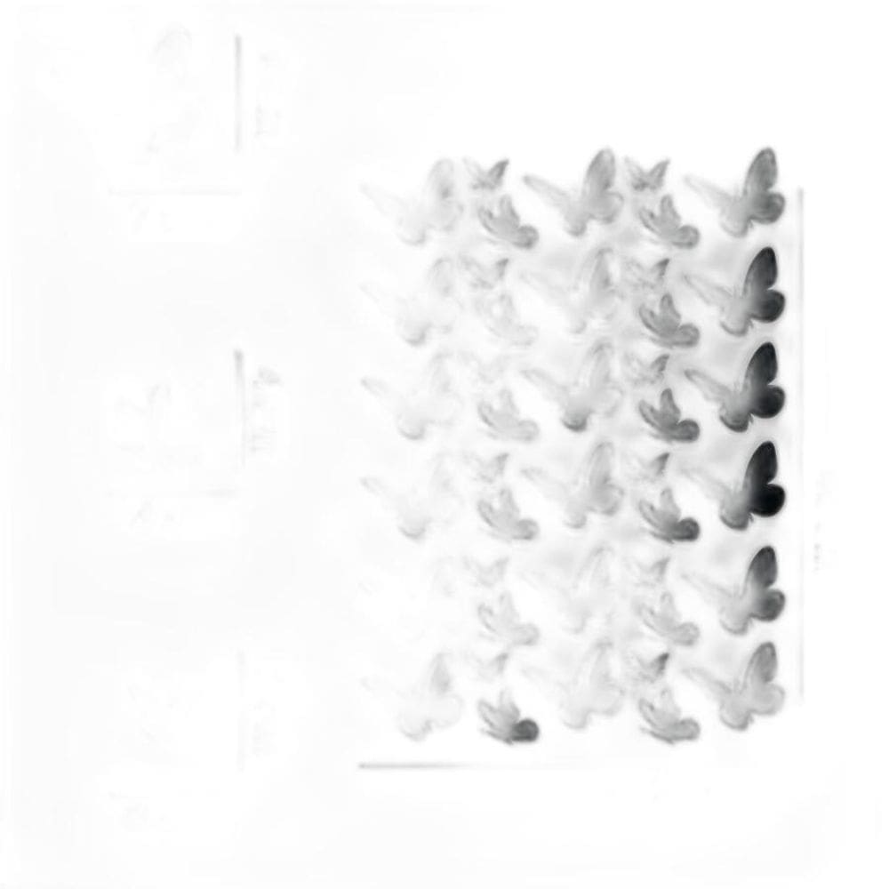 Adesivo De Parede Borboletas Mod 2 28X40Cm