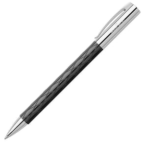Caneta Esferográfica Faber-Castell Ambition Rhombus Preta
