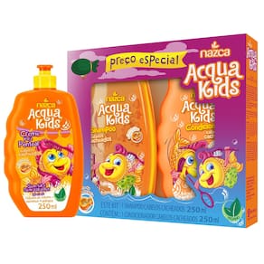 Kit Nazca Cabelos Cacheados Acqua Kids 3 Itens