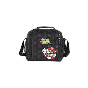 Lancheira Escolar Térmica Super Mario Game La47572 - Preto