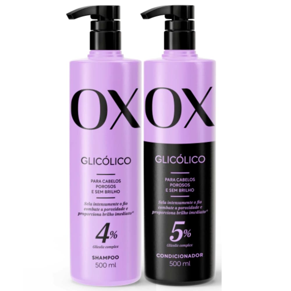 Shampoo e Condicionador Ox Glicólico 500ml (cada)