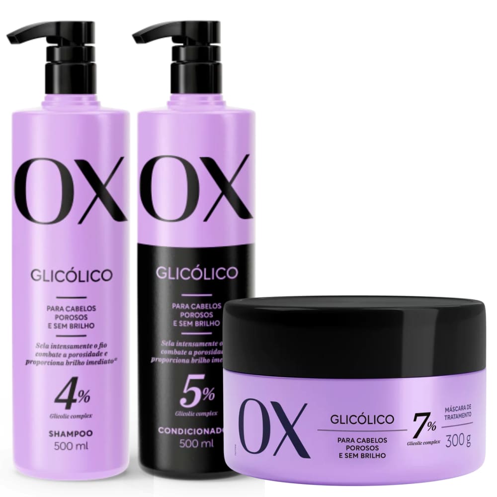 Kit Ox Glicólico 3 Itens