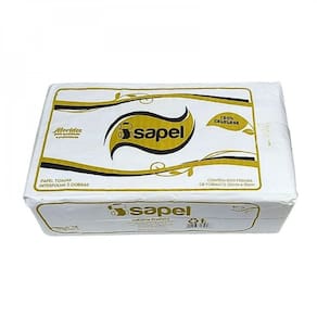 Papel Toalha Interfolha Fs Celulose 20x21 C-1000 Isapel Preto