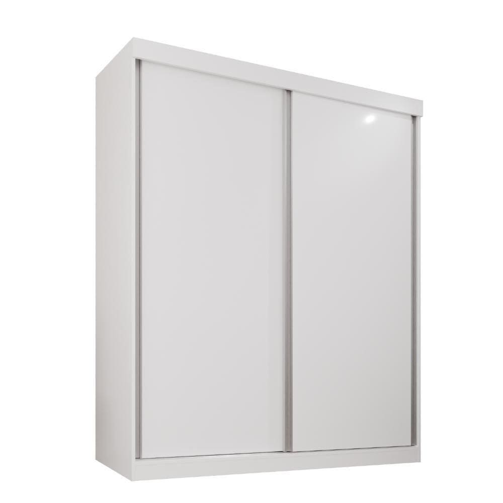 Guarda Roupa Solteiro 100% Mdf 2 Portas De Correr 3 Gavetas Portugal Neve