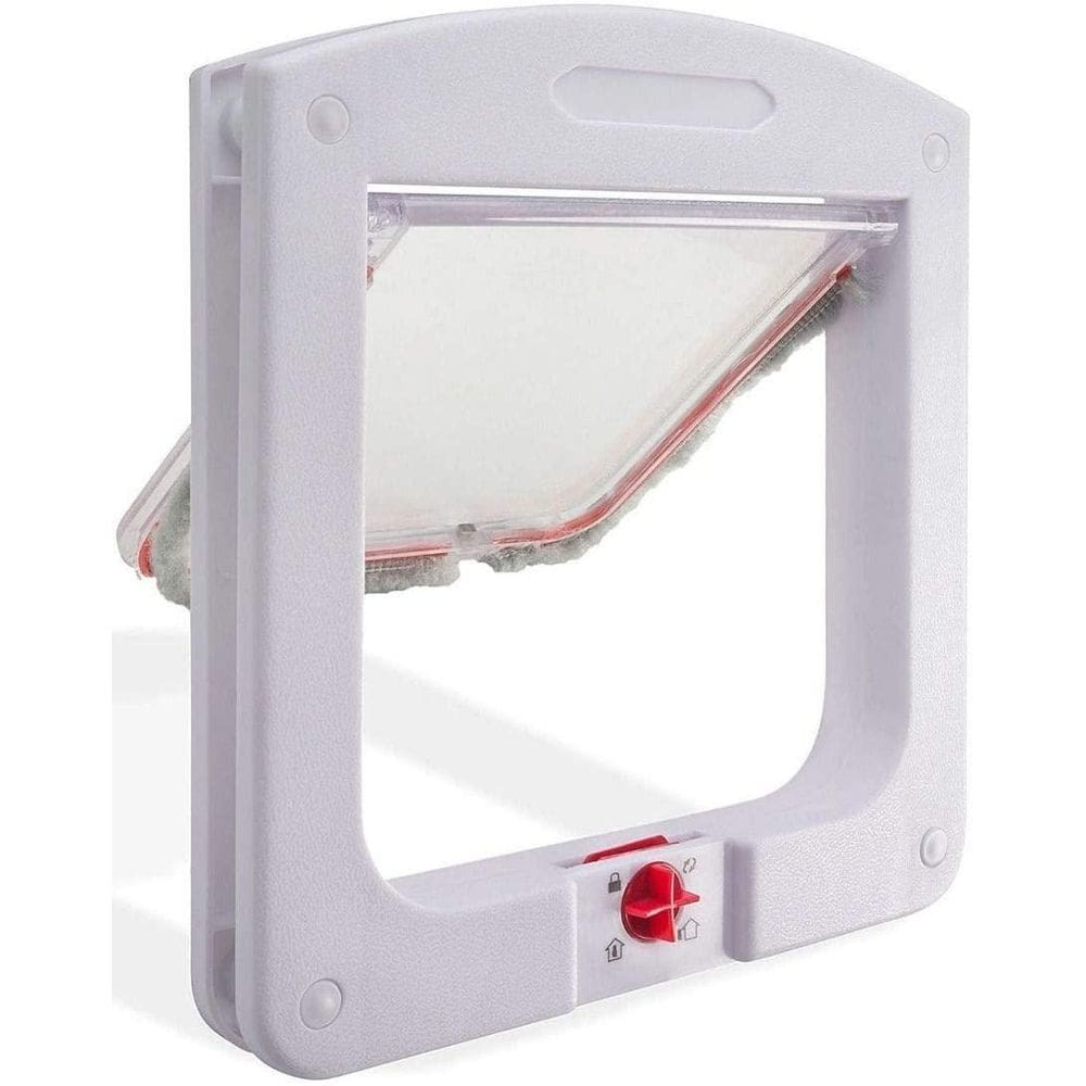Porta Portinha De Passagem Pet Door Gato Cachorro 4 Funções
