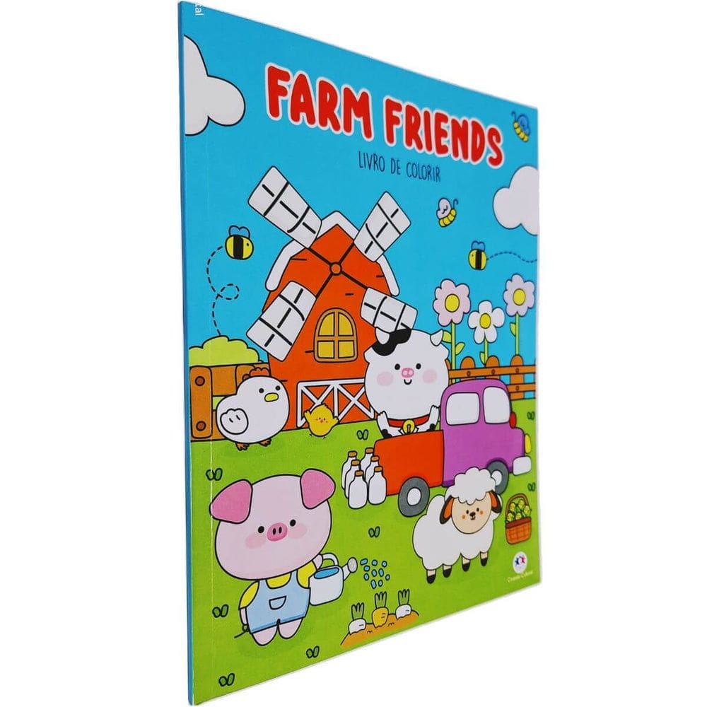 Livro de Colorir Farm Friends Coleção Bobbie Goods Deto Silva (Ilustrações)